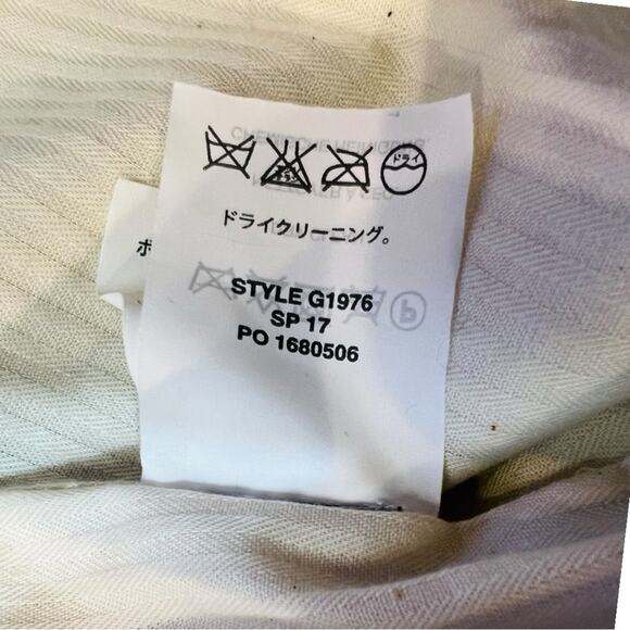 J. Crew Waxed Linen Blue and White Striped Crop Trench Jacket - Picture 13 of 16